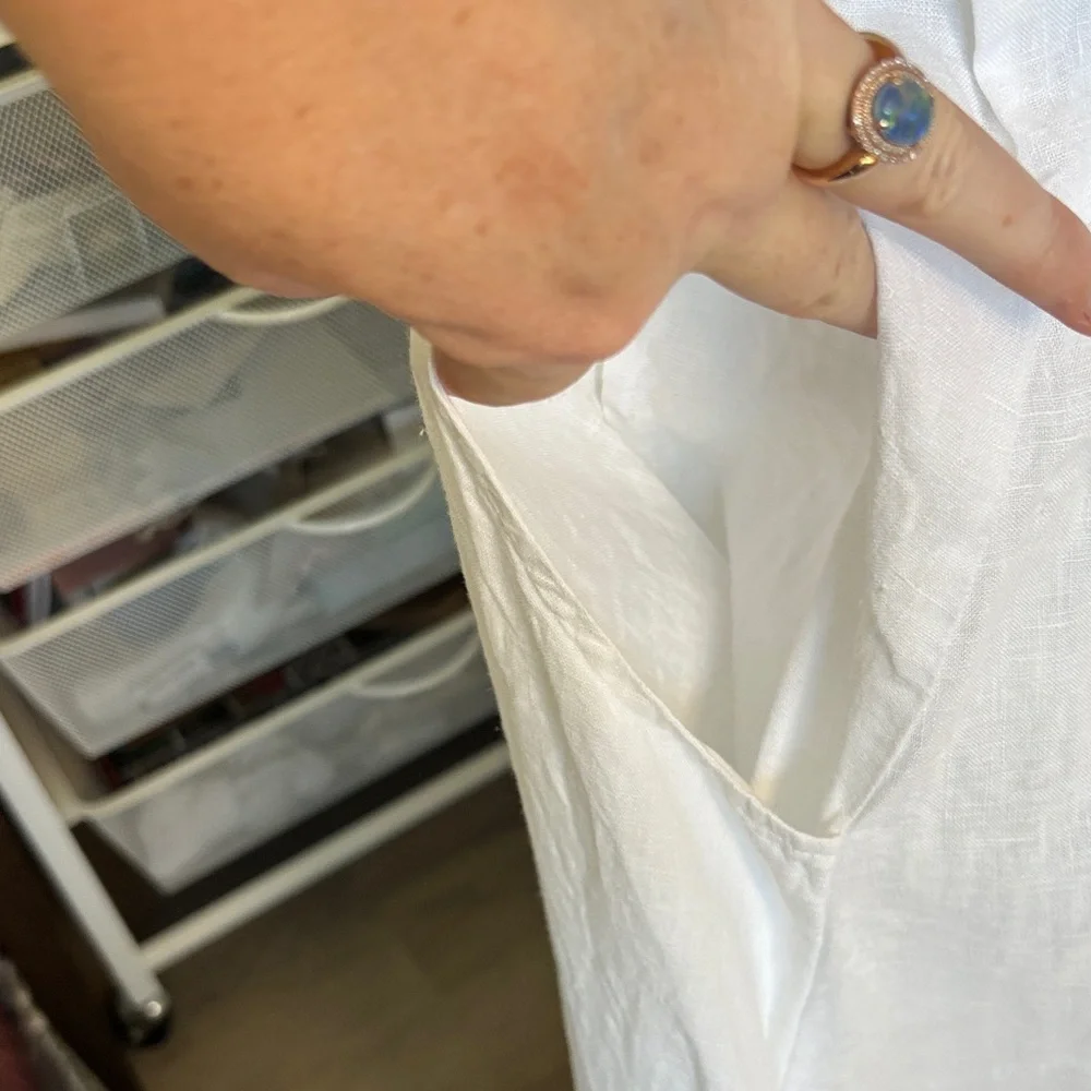 bryn Walker White Midi Dress large - Picture 5 of 10